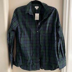 NWT J crew factory blackwatch shirt sz m